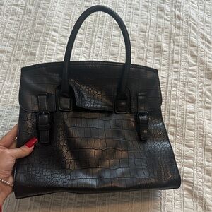 Elegant Black Satchel Bag